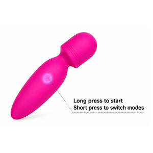 Silicone Bullet Massager — 10-Mode Waterproof Bullet Vibrator