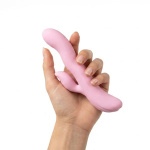 Elite Rabbit & Sprout Mix Stick Vibrator — Dual Stimulation Liquid Silicone Massager