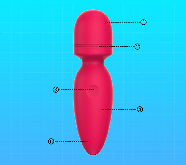 Silicone Bullet Massager — 10-Mode Waterproof Bullet Vibrator