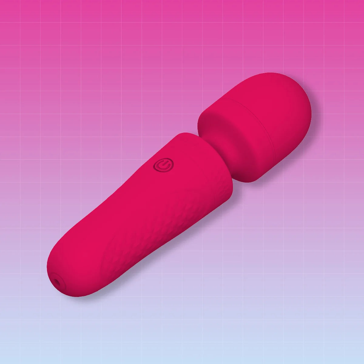 Spherical Head Mini Wand Massager – Rechargeable Silicone Vibrator