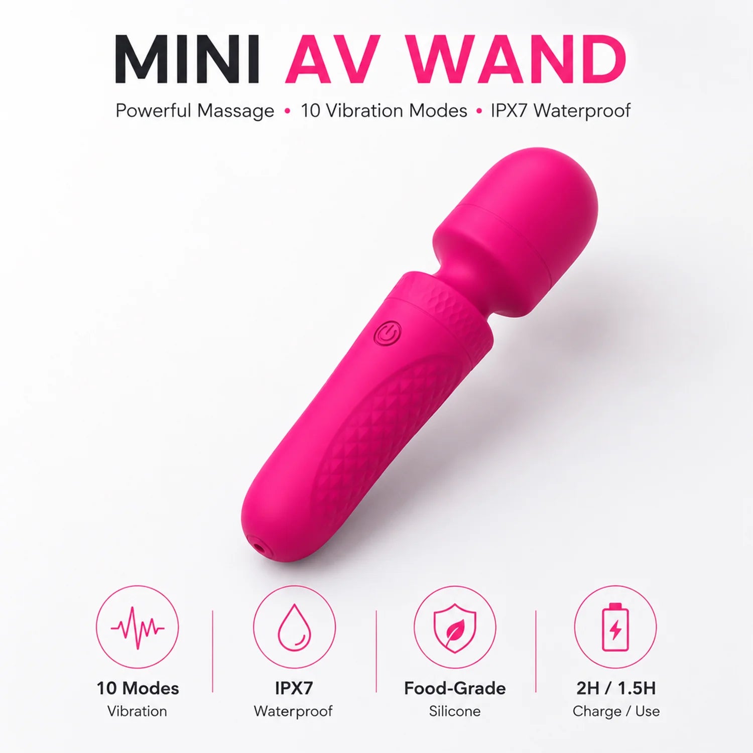 MINI AV Wand: Ultra-Powerful Pocket Massage Wand
