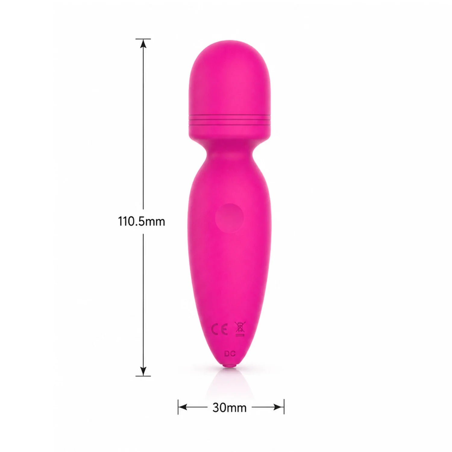 Silicone Bullet Massager — 10-Mode Waterproof Bullet Vibrator