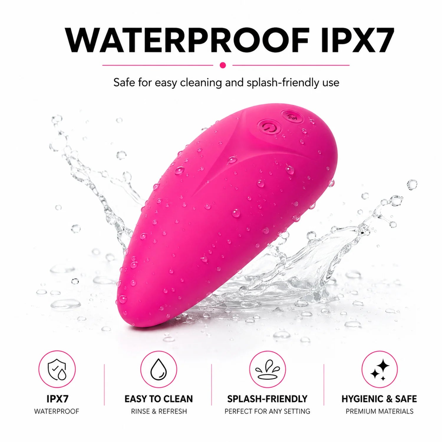 Sienna Ergonomic Palm Vibrator – 10 Modes & Advanced Heating Function